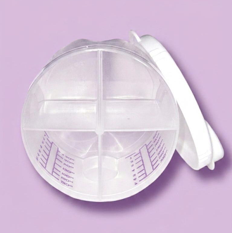 Baby Formula Dispenser with Measured Compartments