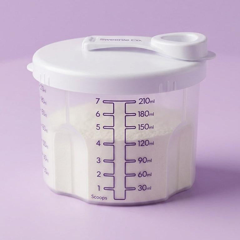Baby Formula Dispenser with Measured Compartments